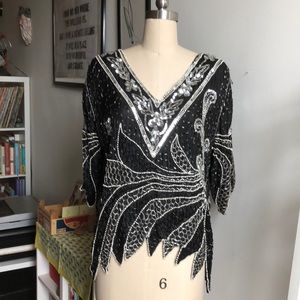 Fabulous vintage beaded top